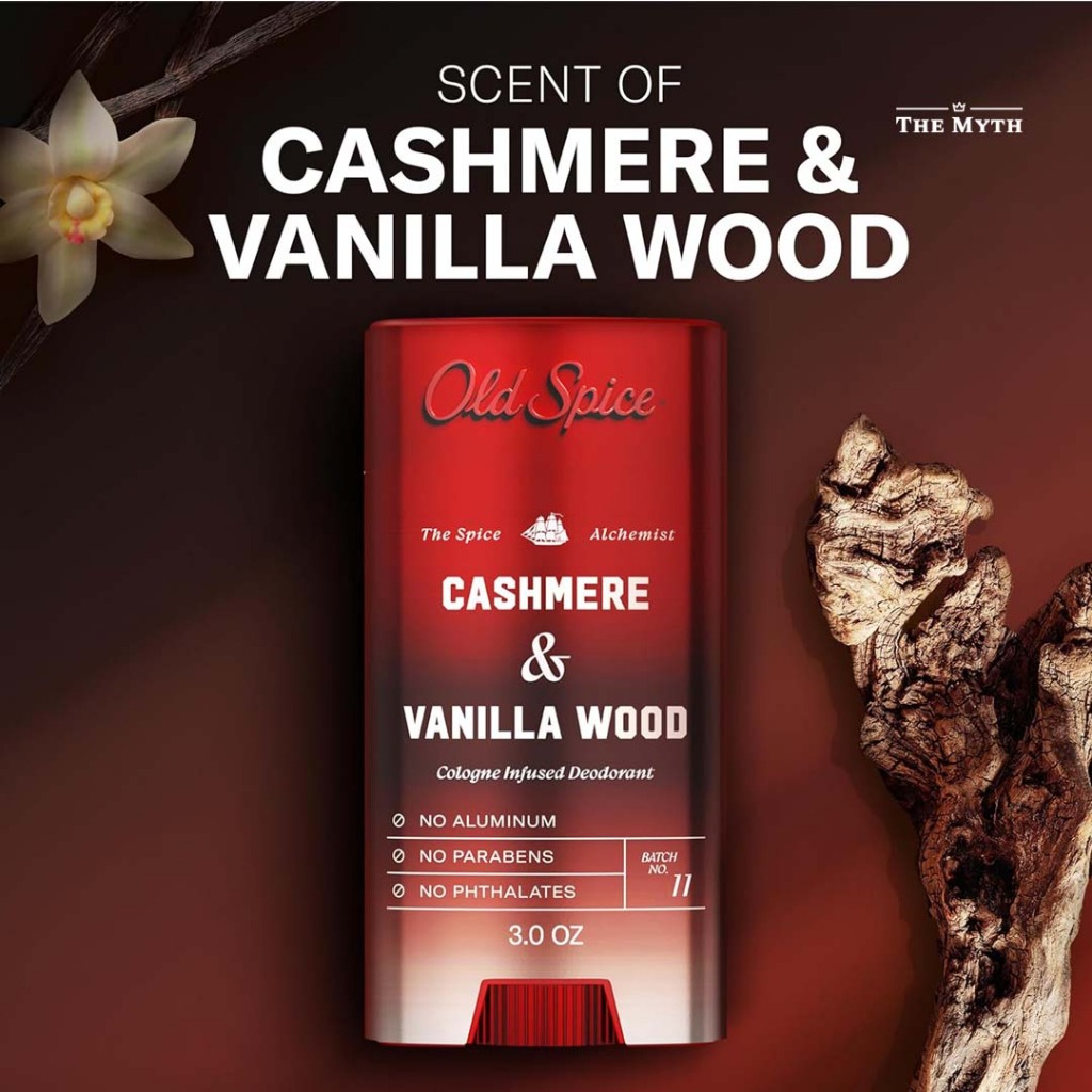 [ราคา/ชิ้น]Old Spice Premium cologne กลิ่น Cashmere & Vanilla Wood หอมนุ่มนวลอบอุ่นโคซี่เบาๆ ให้ลุคน่ากอด