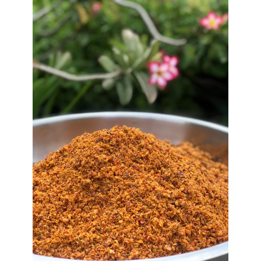 น้ำพริกนรกปลาสลิด 500กรัม ทำสดใหม่ทุกวัน น้ำพริกอร่อย สะอาด ทำสดใหม่ (น้ำพริก , ของกิน อาหาร , ของฝาก )