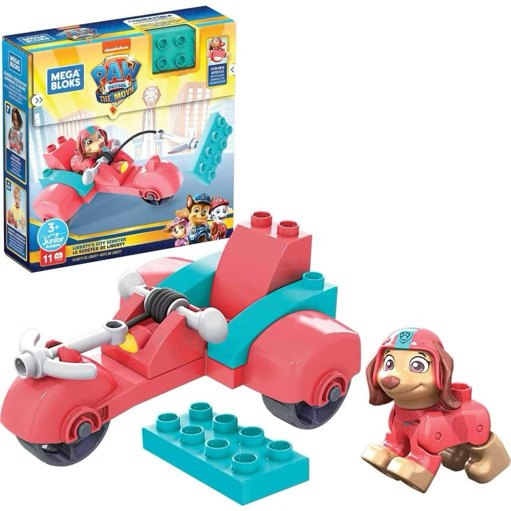 Mega Bloks PAW Patrol TheLiberty’s City Scooter Set เซ็ทสกู๊ตเตอร์เมืองลิเบอร์ตี้ ของแท้💯
