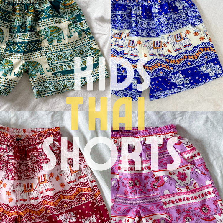 Kids Thai shorts | กางเกงช้างขาสั้นเด็ก | MERMEO