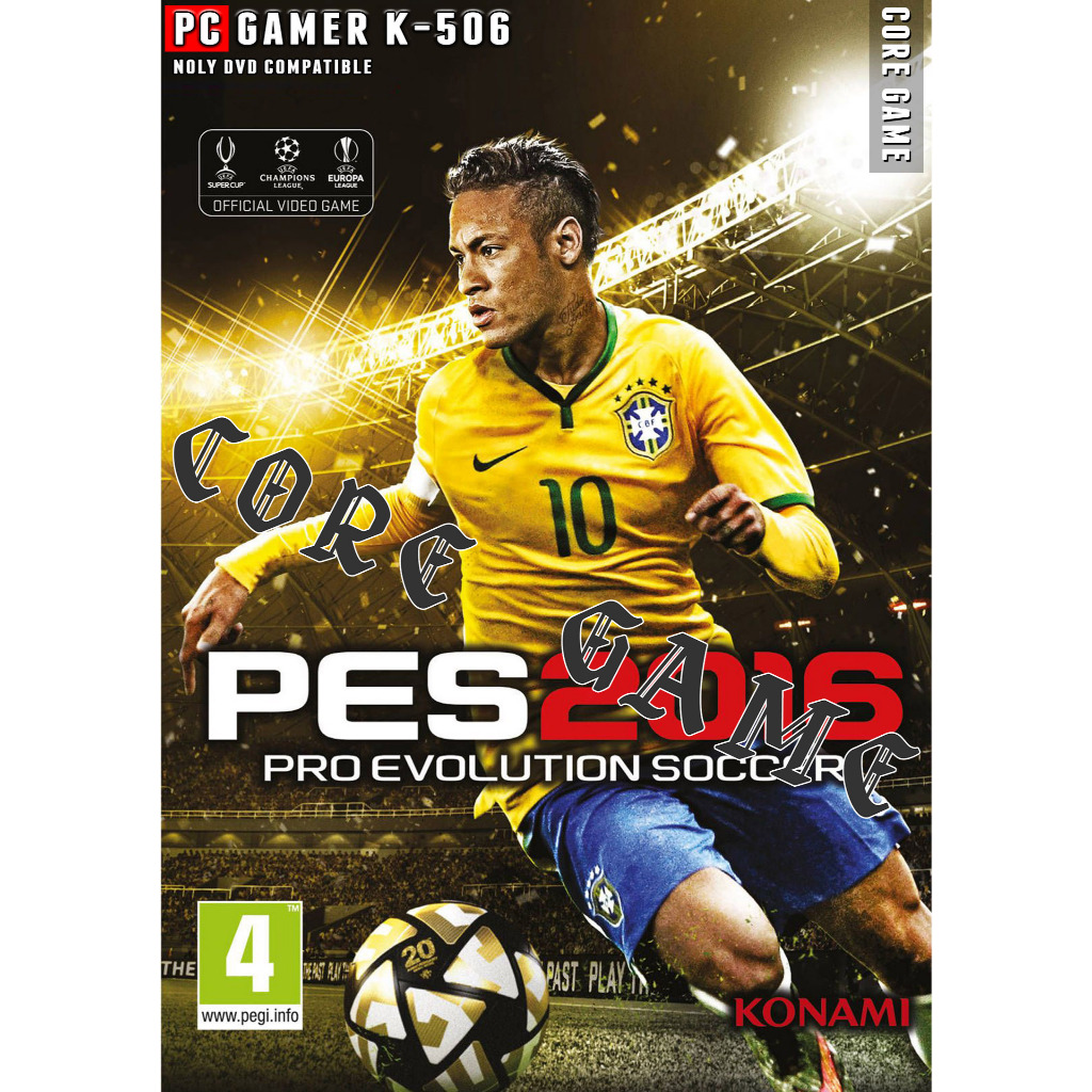 PES 2016 pro evolution soccer 2016  (PATCH 6.0) แผ่นและแฟลชไดร์ฟ  เกมส์ คอมพิวเตอร์  Pc และ โน๊ตบุ๊ค