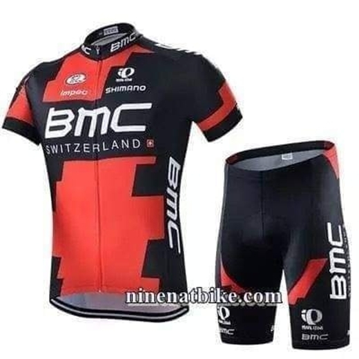 ชุดปั่นจักรยาน BMC ดำแดง  BMC-RD-BK-01