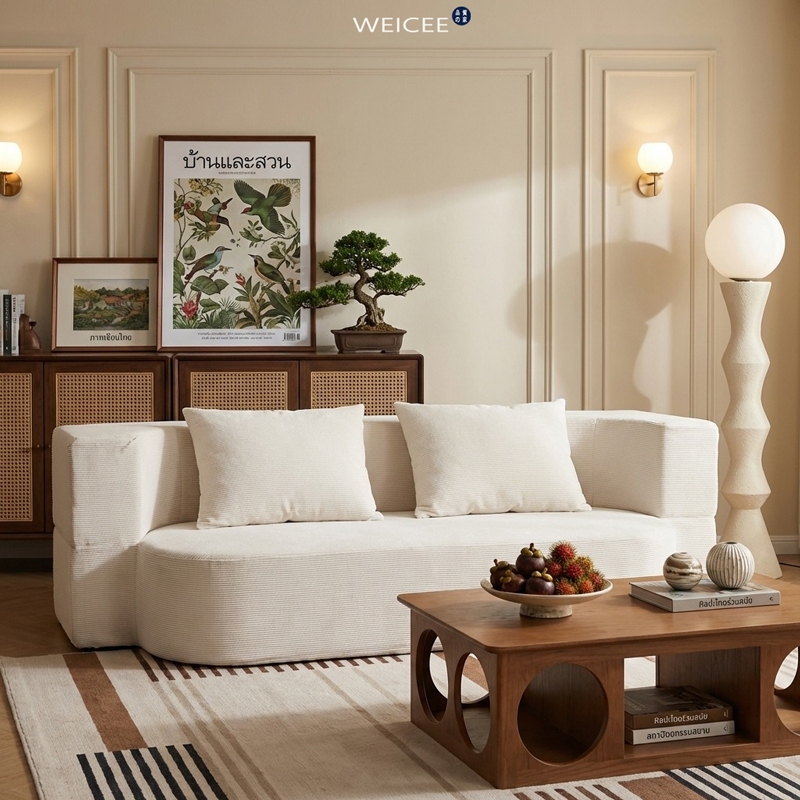 WEICEE โซฟาพับได้  โซฟาปรับนอน 2in1 โซฟาอเนกประสงค์สำหรับบ้าน จัดส่งจากกรุงเทพฯ