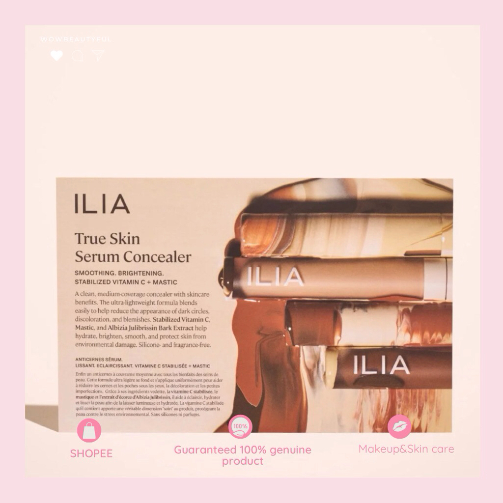 WOWBEAUTYFUL | ILIA-True Skin Serum Concealer Sample เทสเตอร์ค่ะ