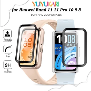 กระจกนิรภัย / ฟิล์มนุ่มสำหรับ for Huawei Band 11 11 Pro อุปกรณ์ป้องกันหน้าจอสำหรับ for Smartwatch Huawei Band 10 9 8