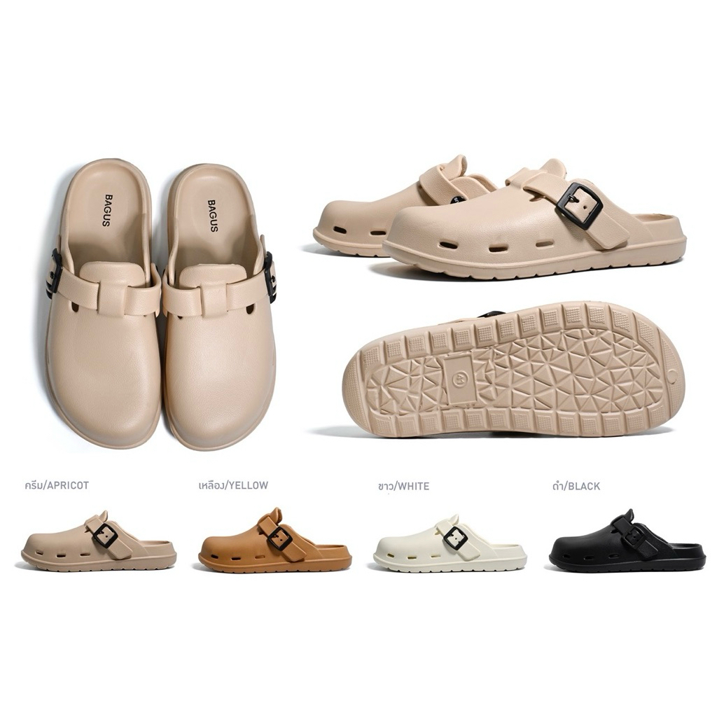 Baoji BJW BG41-004 รองเท้าบาโอจิ รองเท้าแตะผู้ชาย ไซส์ 41-45 ของแท้