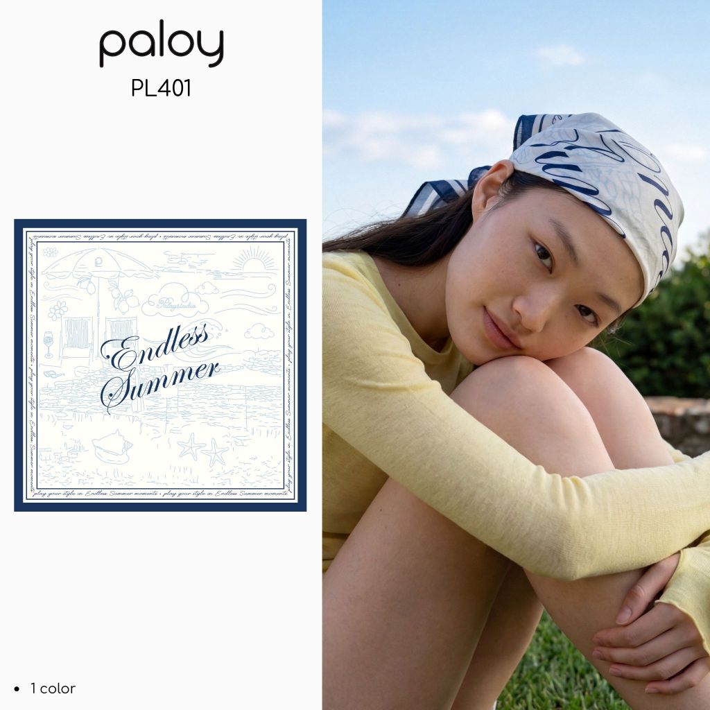 Paloy - PL401 Classic Endless Summer Scarf ผ้าโพกหัว (Endless Summer)