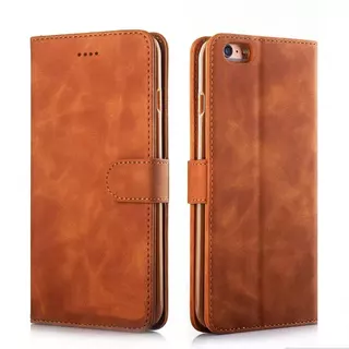 เคสแบบพับได้สำหรับ iPhone 5 5s 6 6s 7 8 Plus / SE 6Plus 6Splus 7Plus 8Plus เคสกระเป๋าหนัง ใส่บัตร แม่เหล็กล็อค แถมสาย
