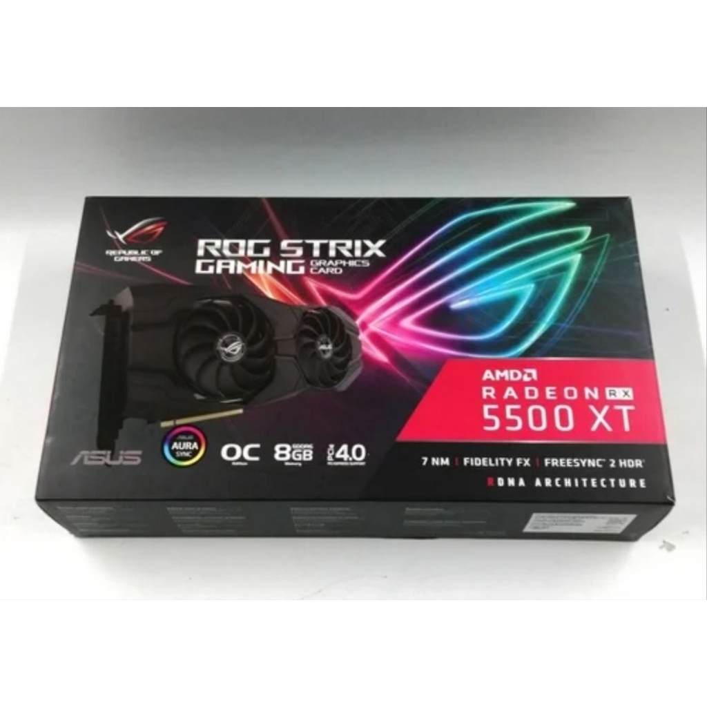 การ์ดจอเล่นเกม ASUS RX5500XT 8GB OC มือสองเกรดA+