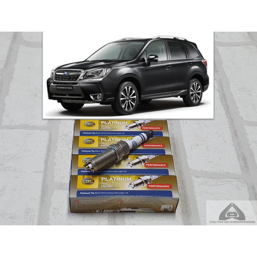 หัวเทียน แพลทตินัม Subaru Forester SJ ( 2013 - 2018 ) จำนวน 4 หัว ระยะใช้งาน 60,000 กม : Hella PNF9R