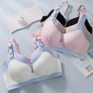 2099👙36-42👙3Dเสื้อในให้นม สีพาสเทล ใส่ปั๊มนมได้ ✅พร้อมส่ง 36…