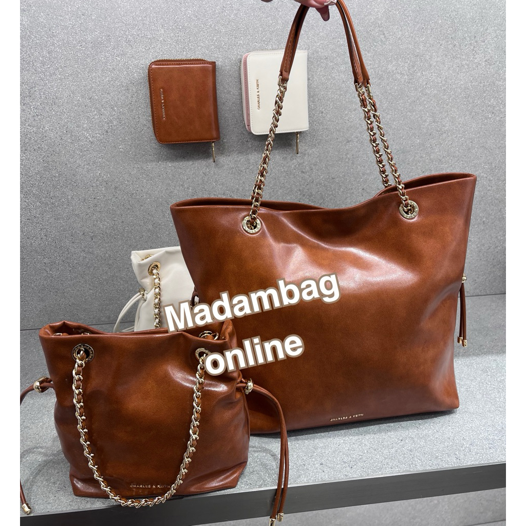 Charles & Keith Arya Tote Bag กระเป๋าสะพายไหล่ แท้จากช็อป