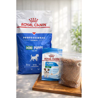 (PUPPY)Royal Canin Mini Puppy อาหารเม็ดลูกสุนัขพันธุ์เล็ก.. แบบแบ่งขาย 1 กิโลกรัม..