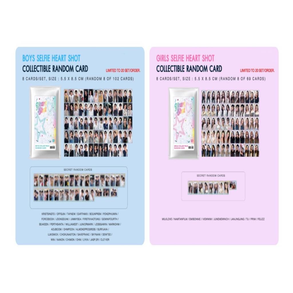 🚚（พร้อมส่ง）GMMTV FANIVAL 2026 GMMTV COLLECTIBLE RANDOM CARD PONDPHUWIN JIMMYSEA PERTHSANTA WILLIAMEST SEAKEEN SURFJAVA