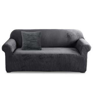 Sofa Cover ผ้าคลุมโซฟา กำมะหยี่ นุ่ม ยืดหยุ่นดี คลุมเต็มตัว รองรับโซฟาหลายขนาด