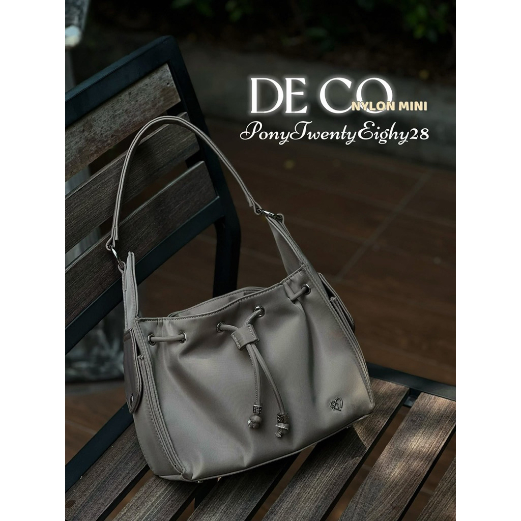 💚🤎New Deco mini Nylon 🤎💚มีสายครอสบอดี้ จากponytwentyeight100% ราคาถูก Shopee Lazada
