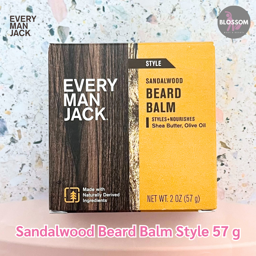 Every Man Jack - Sandalwood Beard Balm Style 57 g บาล์มจัดแต่งทรงหนวด