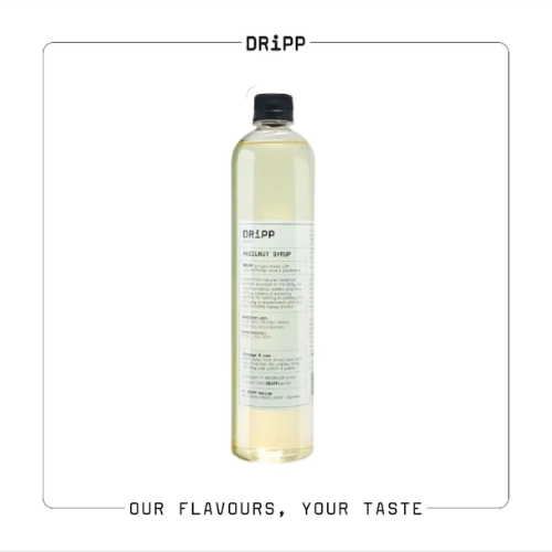 DRiPP Flavour - Hazelnut 760ml น้ำเชื่อมกลิ่นเฮเซลนัท (ตรา ดริพ) / Hazelnut Syrup DRiPP Brand (Best Before 18/12/2026)