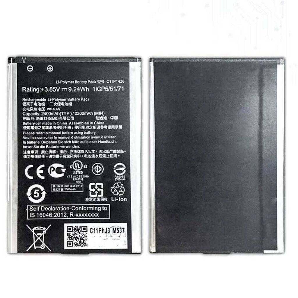 2400mAh Mobile Phone Battery for Asus Zenfone 2 Laser ZE500KL ZE500KG, Model C11P1428