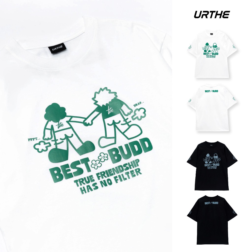 URTHE - เสื้อยืด เสื้อสกรีน รุ่น BEST BUDD TEE