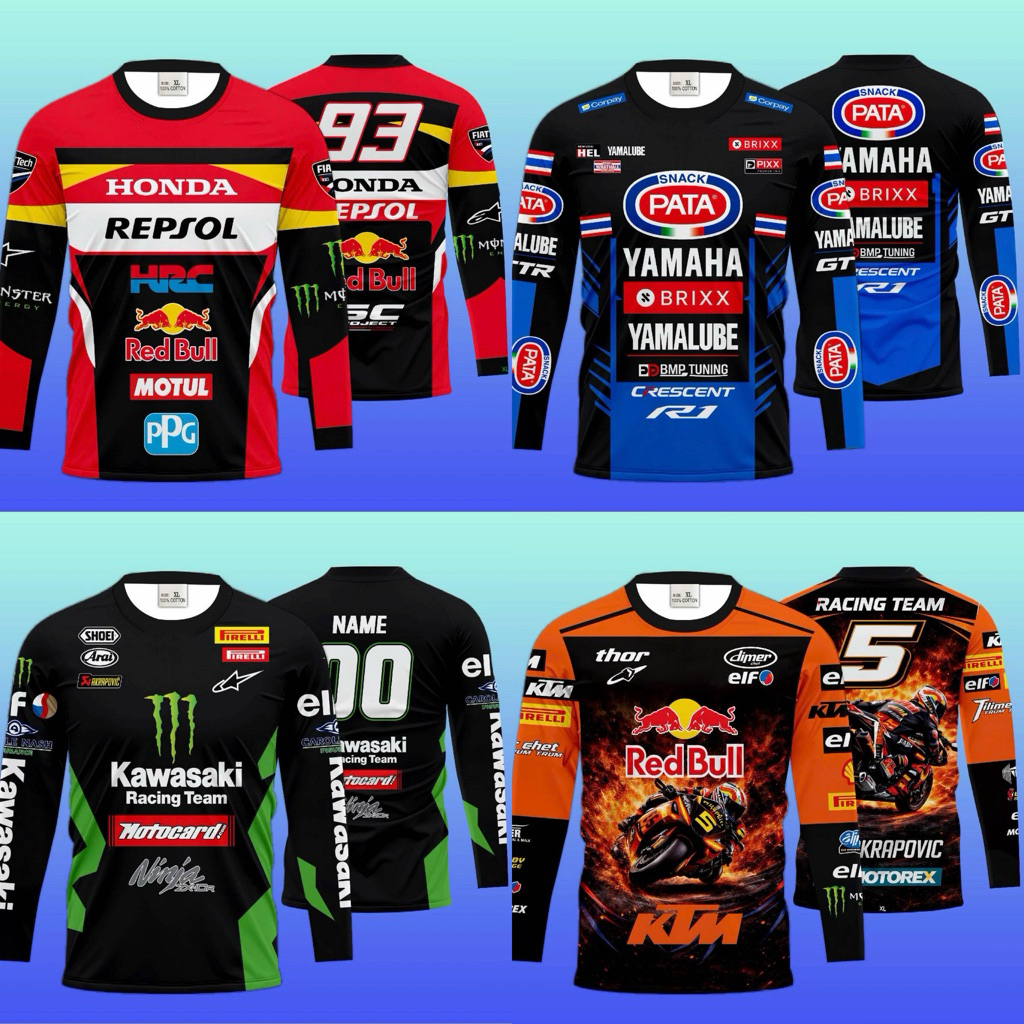 เสื้อกีฬาพิมพ์ลายแขนยาว ผ้าดีใส่สบายใส่ได้ทั้งชาย/หญิง – โปรปัง