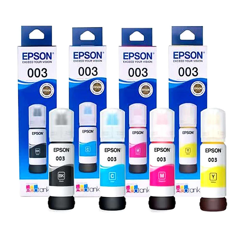 Epson 003 แท้100% Epson L3110 / L3150 / L5190/L3210/L3216/L3250/L3256/L5290/L5296