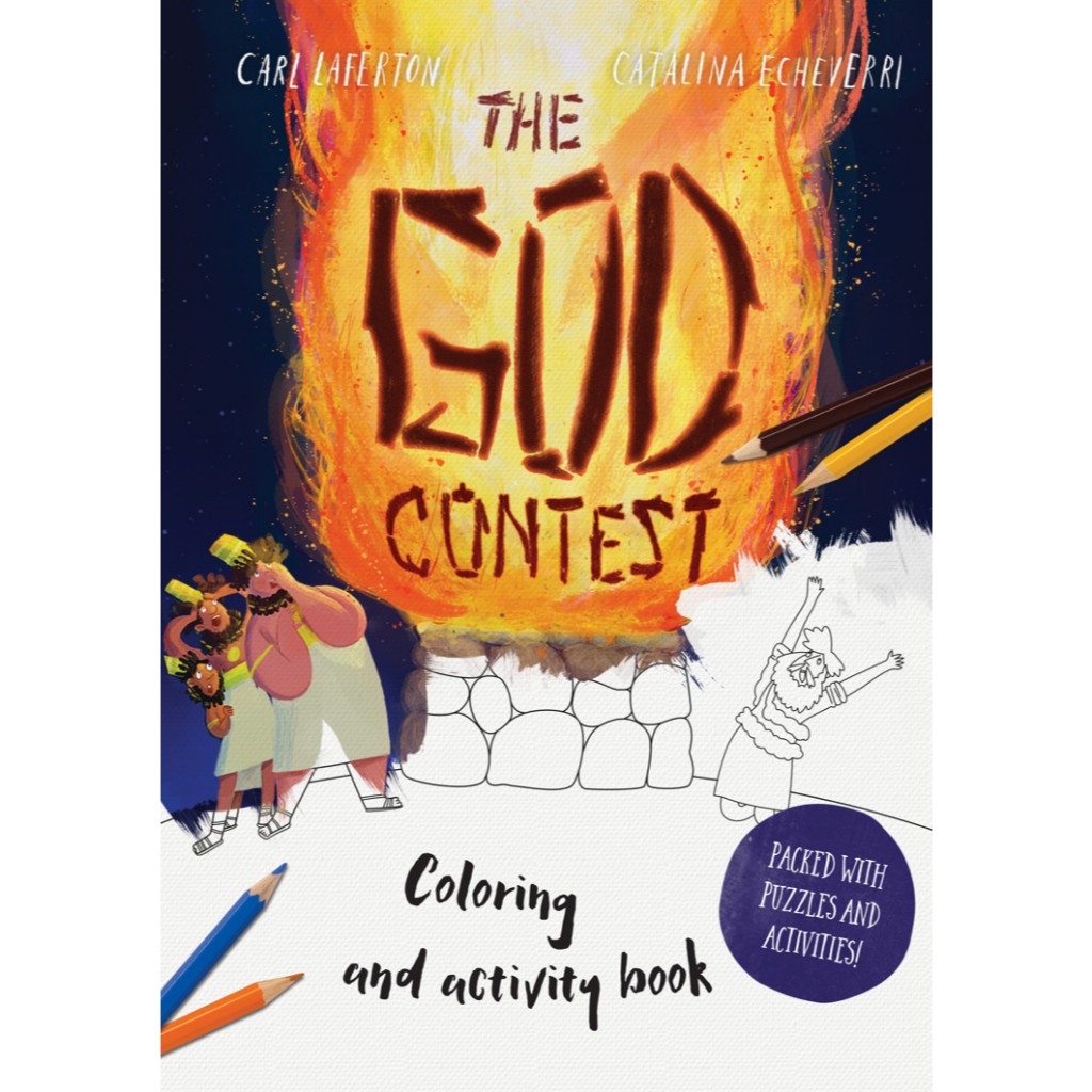 The God Contest Coloring+Activity Book หนังสือเด็กพระคัมภีร์ Jesus| Christian Kids Book | Bible Stor