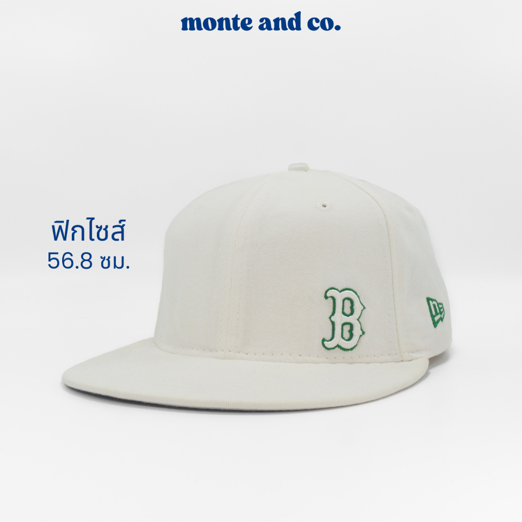 [ใส่โค้ดลดได้]🧢New Era 59FIFTY Boston Red Sox (Made in USA) หมวกมือสอง | (ถ่ายจากสินค้าจริง)