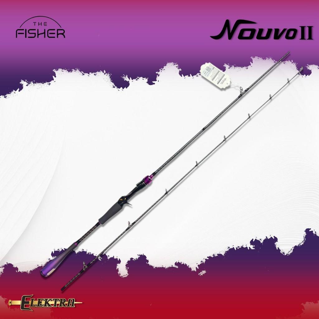 A02 คันเบ็ดตีเหยื่อปลอม Elektra รุ่น Nouvo II  (อิเล็กตร้า นูโว 2)  ขนาด 6.6 ฟุต ราคา ถูกที่สุด ดีลบีเคเค แกลเลอรีภาพที่ 5