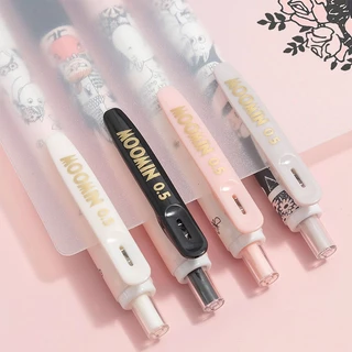 M&G Life x Moomin Gel Pen 0.5mm Black ปากกาลูกลื่นแบบกด เครื่องเขียนสำหรับโรงเรียนและสำนักงาน