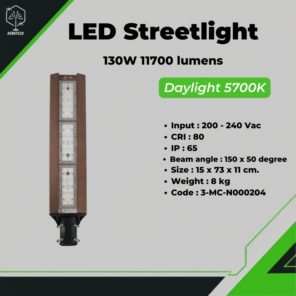 LED Street Light 5700K 130W 11700lm