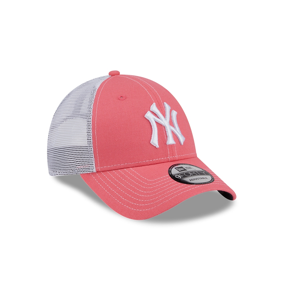 New Era قبعة Trucker ‏9Forty ‏New York Yankees ‏Resort Blush — صورة 3