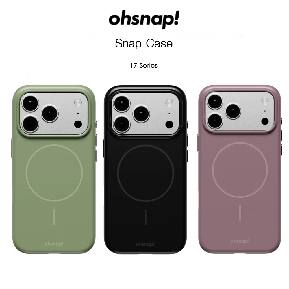 OHSNAP! Snap Case เคสกันกระแทกเกรดพรีเมี่ยม เคสสำหรับ iPhoneAir/17Pro/17Promax (New)