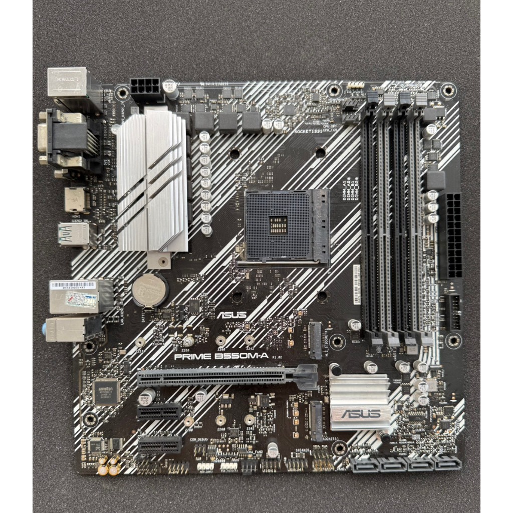 MAINBOARD (เมนบอร์ด) ASUS PRIME B550M-A (DDR4) (SOCKET AM4) (MICRO-ATX) มือสอง