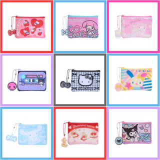 💜 แท้ 100% กระเป๋าใส่เหรียญ Sanrio LUMA 💙 PVC ซองซิป กระเป๋าซิป ซองซิปใส่เหรียญ ซองใส่บัตร เก็บกิ๊บ