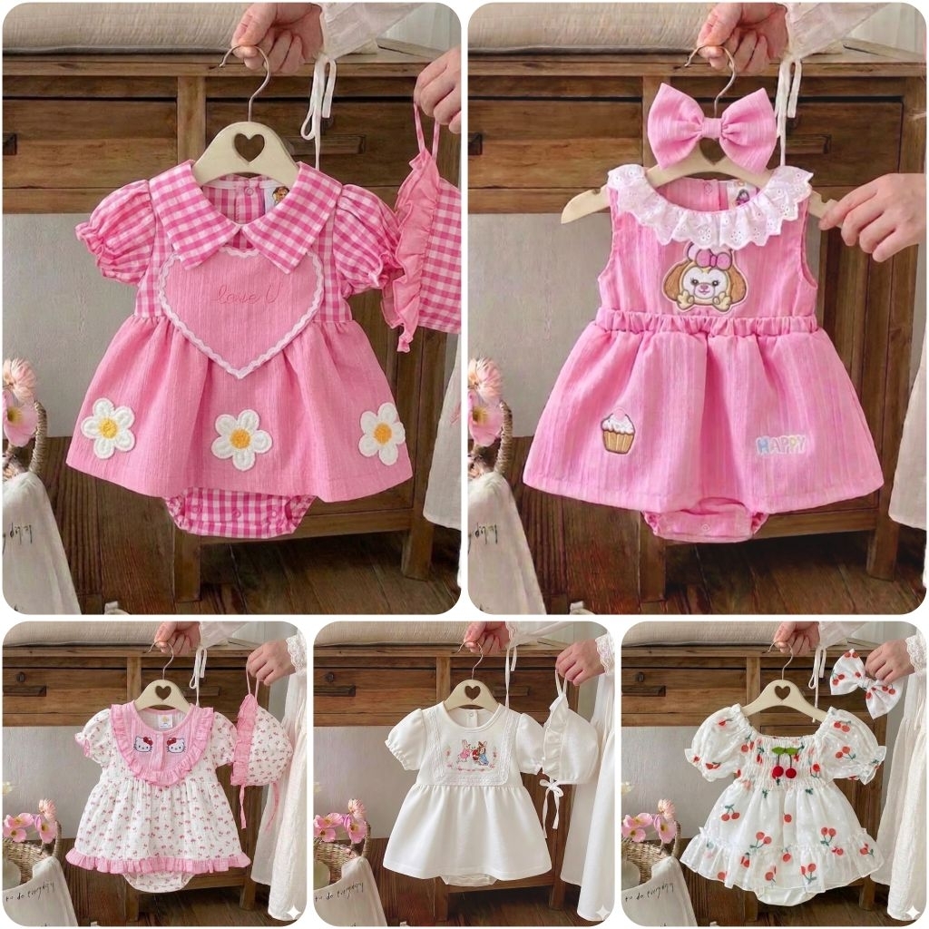 บอดี้เดรส เด็กผู้หญิงแรกเกิดถึง12เดือน