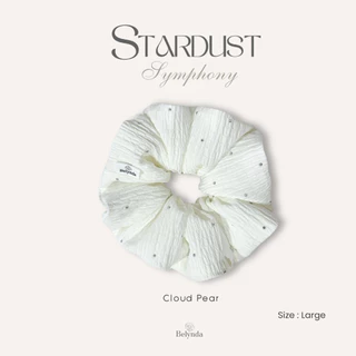 Belynda ♥ Scrunchies ♥ Stardust Symphony ยางรัดผมโดนัท ประดับเพชรแฟชั่น หรูหรา วิ๊บๆวับๆ