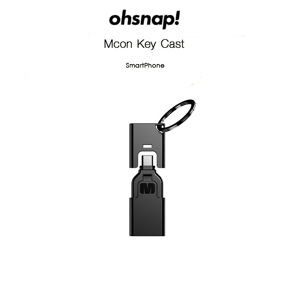 OHSNAP! Mcon Key Cast อุปกรณ์แชร์หน้าจอHDMIเกรดพรีเมี่ยม สำหรับ อุปกรณ์ที่รองรับ