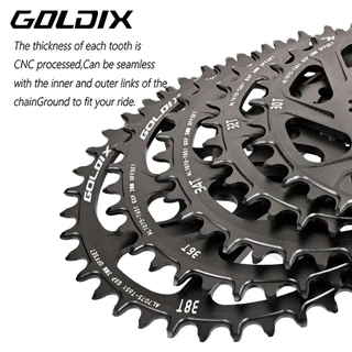GOLDIX GXP ใบจานหน้าเดี่ยวจักรยาน 32/34/36/38T offset 0mm./3mm/6mm. สำหรับขาจาน Sram 11/12S NX XX XO GX Single Disc