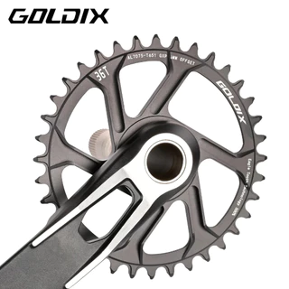 GOLDIX GXP ใบจานหน้าเดี่ยวจักรยาน 32/34/36/38T offset 0mm./3mm/6mm. สำหรับขาจาน Sram 11/12S NX XX XO GX Single Disc