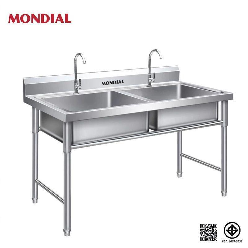 Mondial (แถมก๊อกน้ำฟรี)อ่างล้างจาน อ่างสแตนเลส อ่างล้างผัก อ่างล้างจานอลูมิเนียม อ่างสแตนเลสซิงค์ อ่างล้างจานสแตนเลส