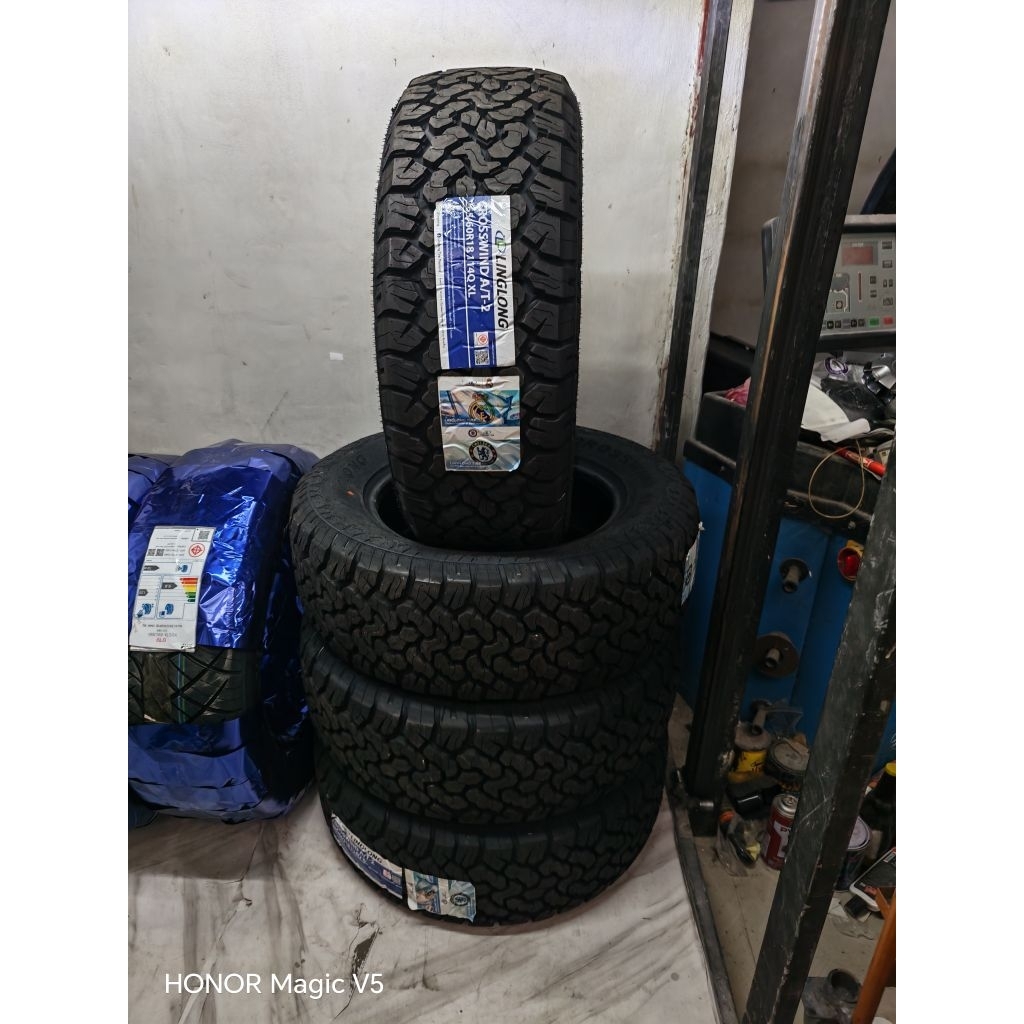 ยางรถยนต์ หลิงหลง AT2 265/60/18 LINGLONG คุณภาพดี ยางใหม่ปี2026 โครงสร้างแข็งแรงทนทานเหมาะกับการใช้ง