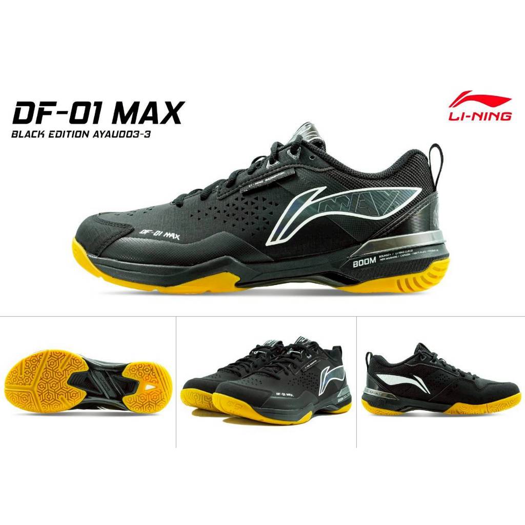 รองเท้าแบดมินตัน รองเท้ากีฬา LI-NING รุ่น DF01 MAX AYAU003-3