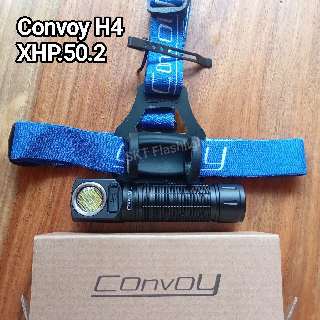 ไฟฉายคาดหัว Convoy H4 Xhp50.2 4000K,5000K,6500K