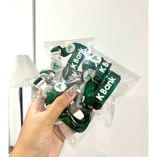 สายคล้องคอกสิกร+ ซองหนัง2ด้าน/ พร้อมส่ง มีเก็บปลายทางCOD🙏☺️