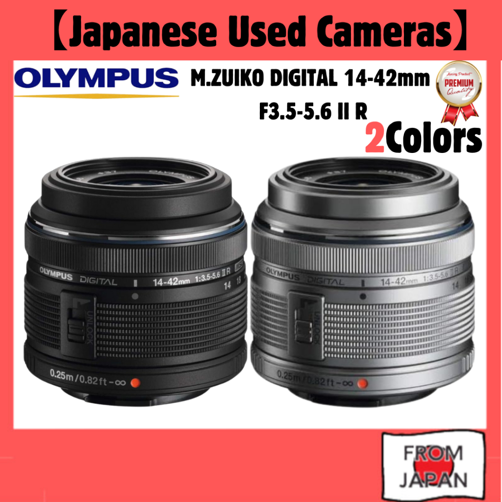 OLYMPUS Standard Zoom Lens M.Zuiko Digital 14-42mm F3.5-5.6 II R Micro Four Thirds 2Colors Japan Len