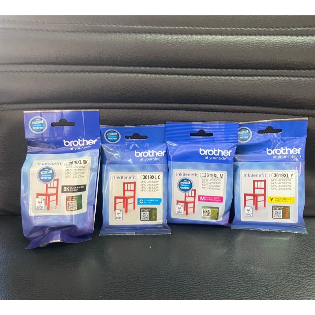 Brother LC-3619XL LC3619XL 4 สี ดำ ฟ้า ชมพู เหลือง. ของแท้