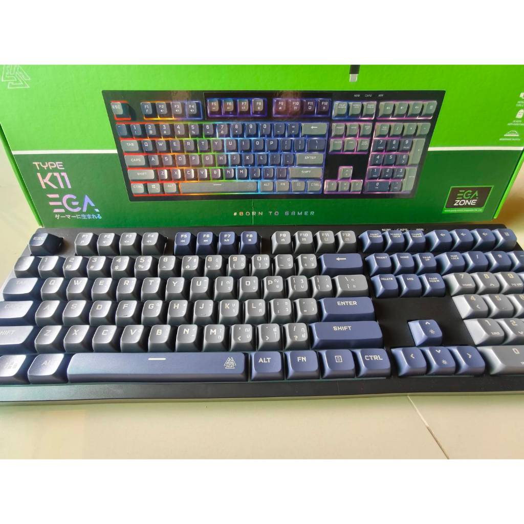 EGA Type-K11 Keyboard Gaming Rubber dome Switch