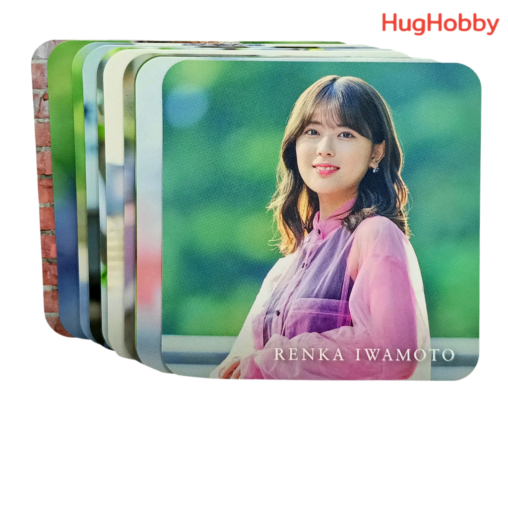 [ขายเหมา 10 แผ่น] มือ2 แผ่นรองแก้ว ไอดอลสาว วง Nogizaka46 (J-Pop) Time Flies Cafe Coaster งานแท้จากญ