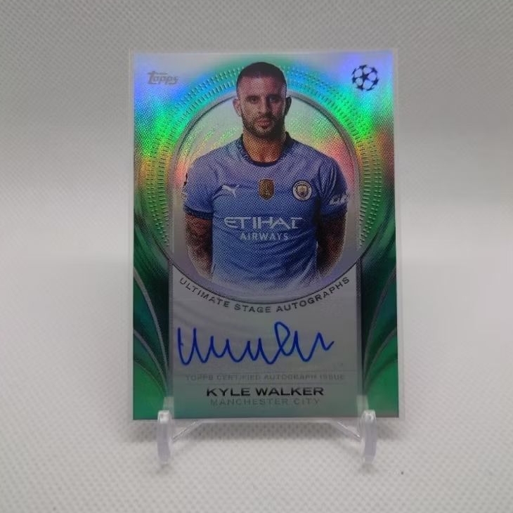 Topps Flagship 24/25 UCC - Kyle Walker - Manchester City - Ultimate Stage Autograph Green /99